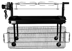 Grill (5 ft.) Charcoal with Rotisserie