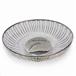 Bread Basket (Silver Oval)