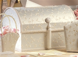 Chest Shaped Envelope Case (Ivory or White Decorated)