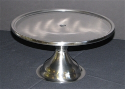 Stainless Pedestal Cake Plate