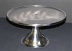 Stainless Pedestal Cake Plate